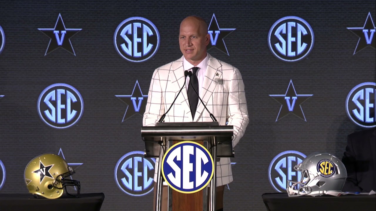 Vanderbilt Heach Coach Clark Lea, SEC football media days, FULL press conference