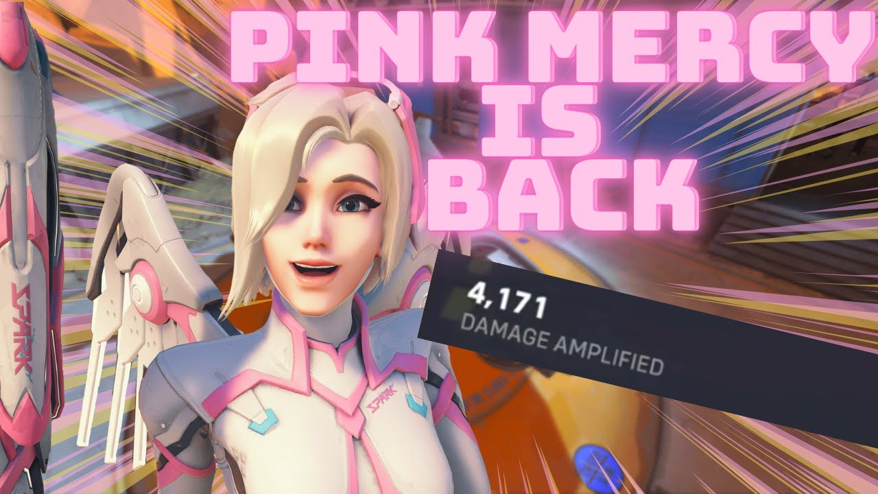 PINK MERCY MADE MY DMG AMPLIFIED HIGHER - Overwatch 2 Mercy Gameplay