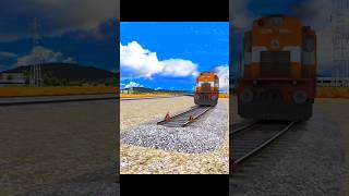 High speed train overspeed At sharp trun 😱#train #shorts #ytshorts #trainvideo