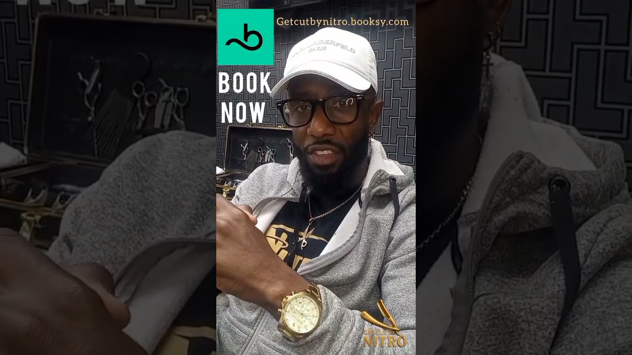 BOOK YOUR APPOINTMENT WITH ME TODAY VIA BOOKSY. GET CUT BY NITRO.  