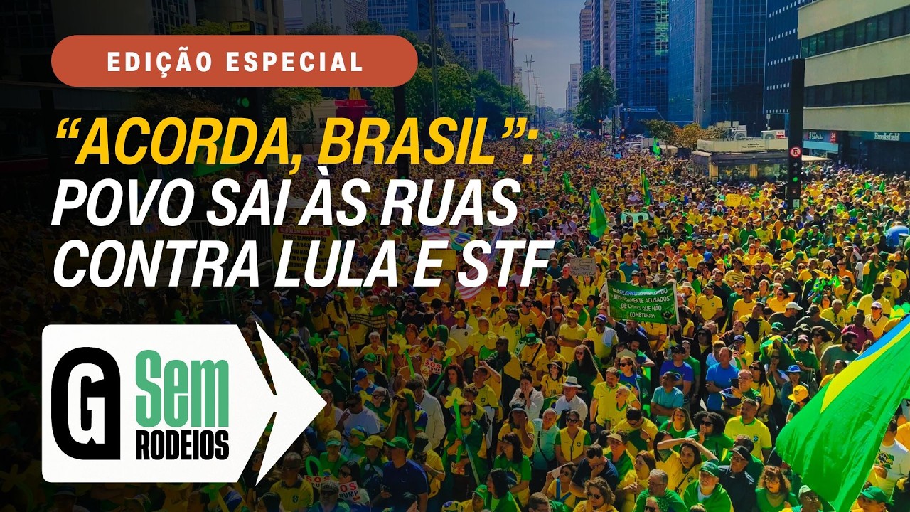 🔴AO VIVO | Manifestação na Avenida Paulista (01/03) contra Lula e abusos do STF:  “Acorda Brasil”