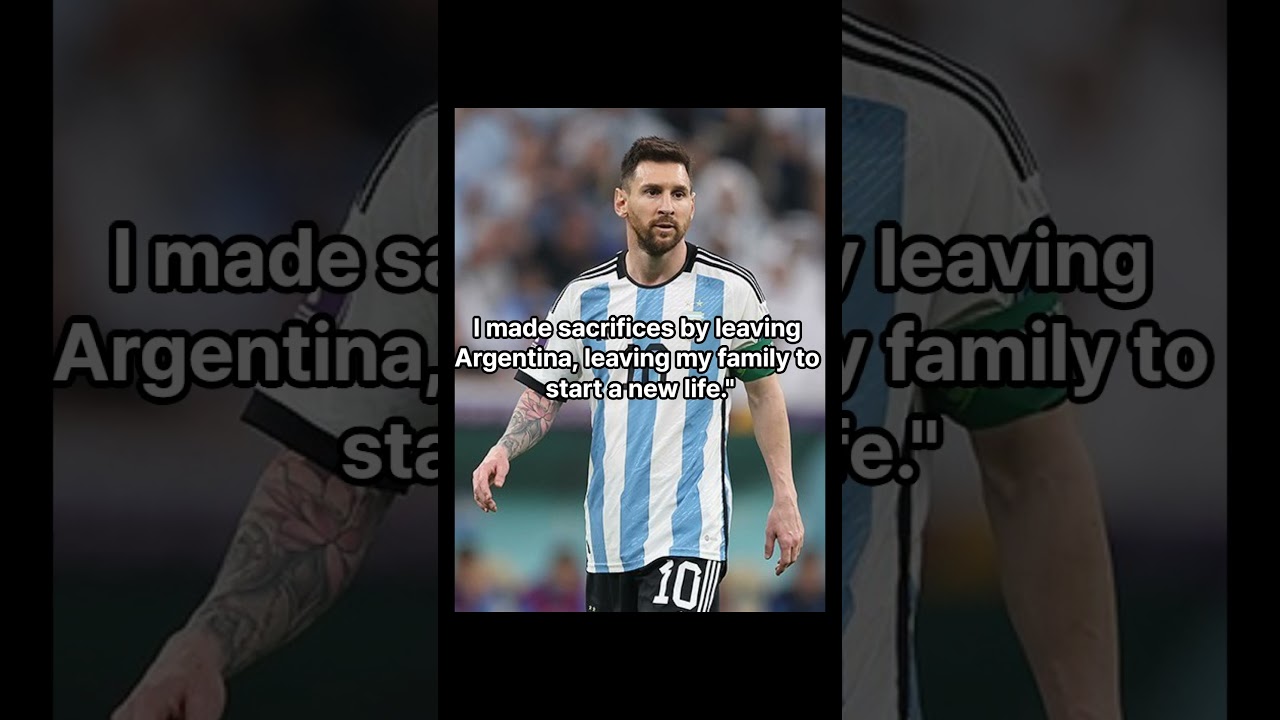 Lionel Messi Quotes - Motivational Speech