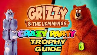 Grizzy the Lemmings Crazy Party Platinum Trophy Playthrough