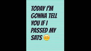 SATS RESULTS | MINTYLEAFXO