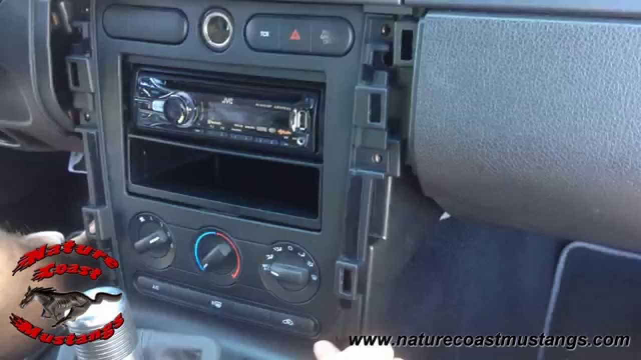 2005 mustang stereo install kit