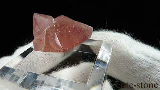 カザフスタン産 ストロベリークォーツ(苺水晶)のポリッシュ 原石 No.5