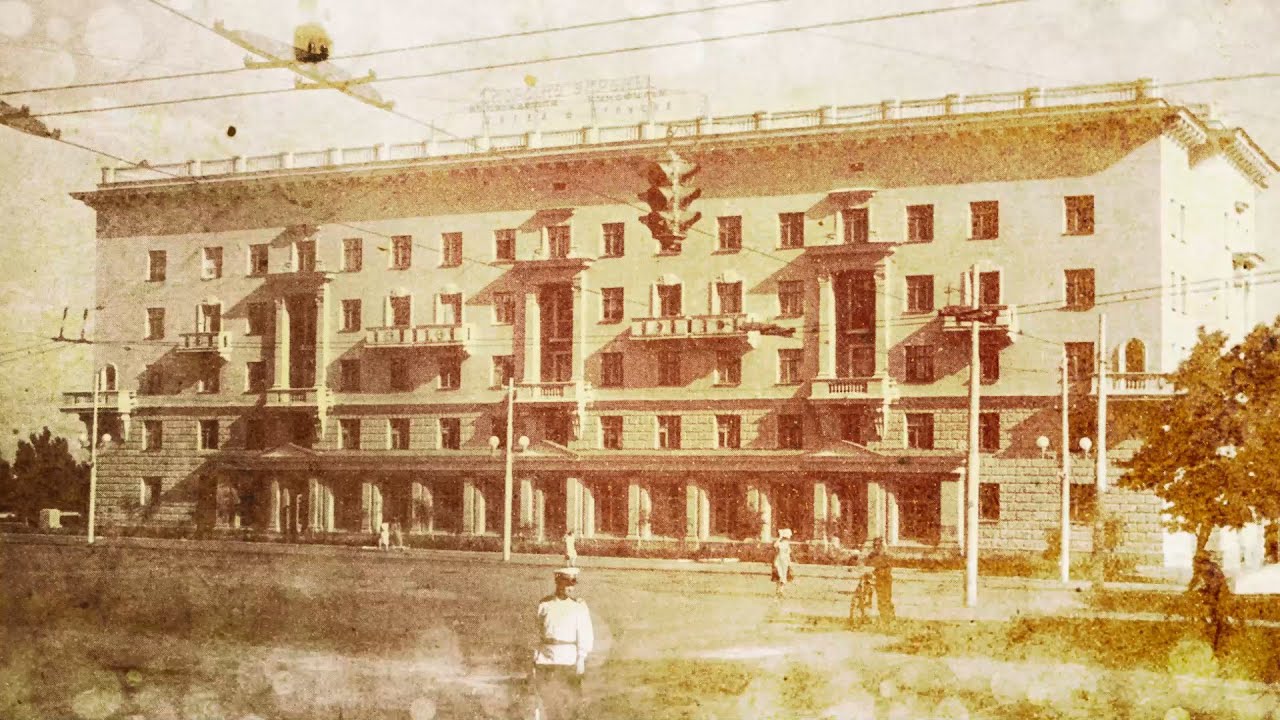 Ростов исторический: первый гастроном на Театральной площади - YouTube