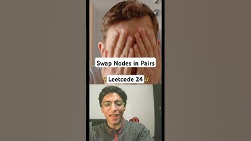 Leetcode 24 - Swap Nodes in Pairs #dsa #interview #google #faang #microsoft #amazon #apple #facebook