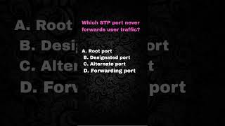 Which STP Port NEVER Forwards? 🚫 #CCNA #STP #Networking #Cisco #Switching