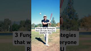 3 Fungo Golf Strategies ⚾️🔥 #baseball #baseballlife