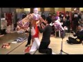 日本舞踊の楽屋風景　鏡獅子の弥生の着付け