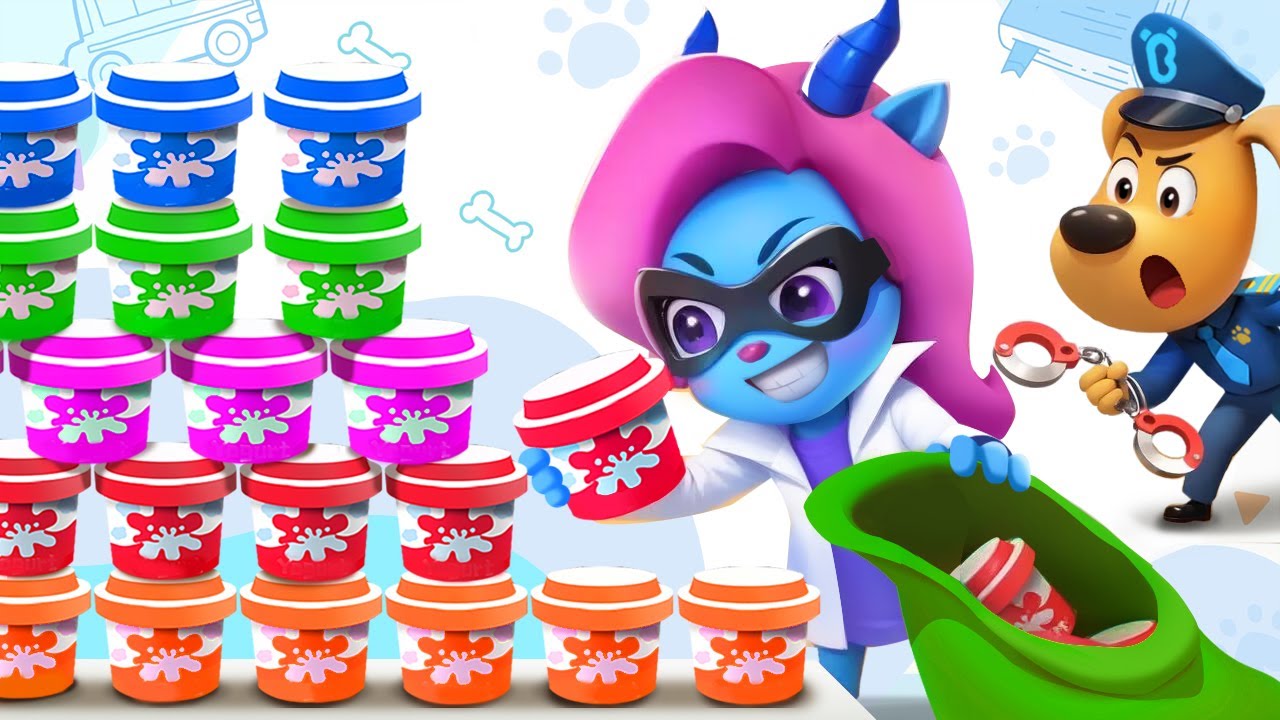 Pencuri Yogurt | Pengetahuan Keamanan | Animasi Lucu | Kartun Anak-anak | Kepala Polisi Labrador