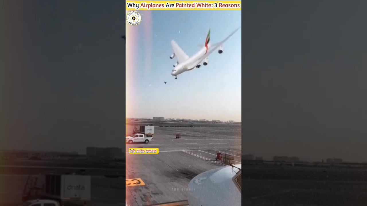 Why airplanes are painted white: 3 reasons 