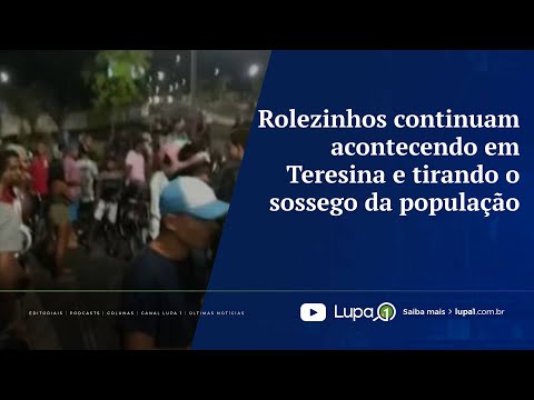 Rolezinhos continuam acontecendo em Teresina e tirando o sossego da população