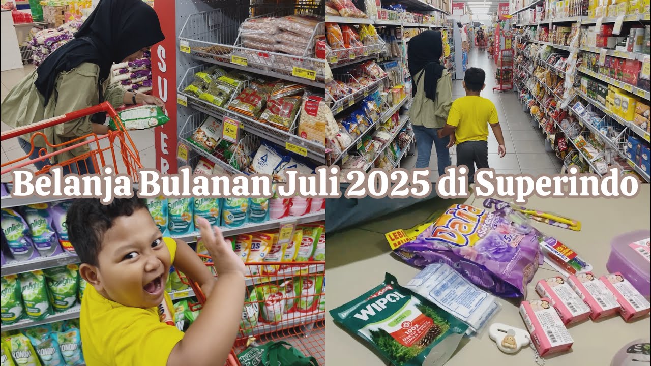 belanja bulanan juli 2025 di superindo