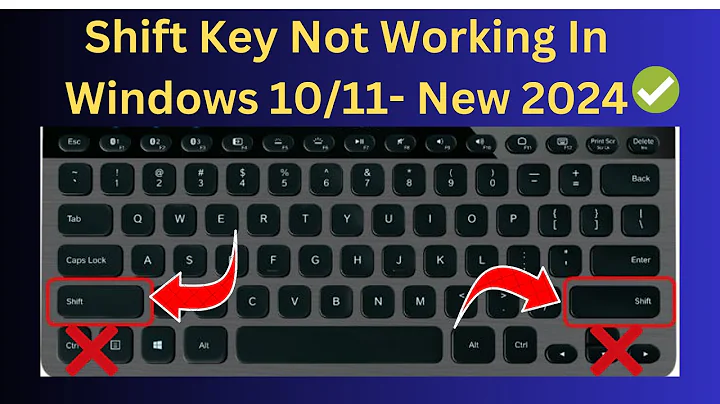 How To Fix Shift Key Not Working In Windows 10/11 Laptop or PC [✅2024 FIX ]