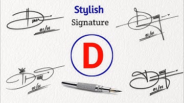 "D Letter Signature Design | Stylish Signature with 