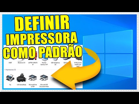 Vídeo: Como Faço Para Tornar Minha Impressora Padrão? Como Colocar A Impressora Como Principal E Como Retirá-la? Como Mudar Para Outra Impressora?