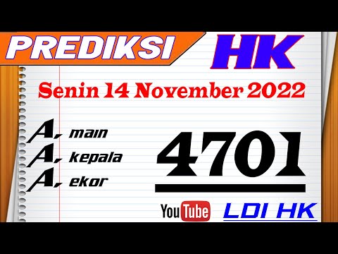 PREDIKSI HK 14 NOVEMBER 2022 | PREDIKSI  HONGKONG MALAM INI | RUMUS HK JITU
