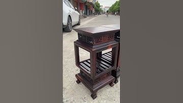 ĐÔN ĐÈN GỖ TRẮC TA ĐỎ ĐEN