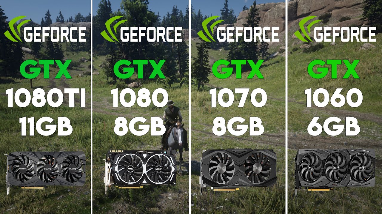 hane Etna sværd GTX 1080 Ti vs GTX 1080 vs GTX 1070 vs GTX 1060 Test in 6 Games - YouTube