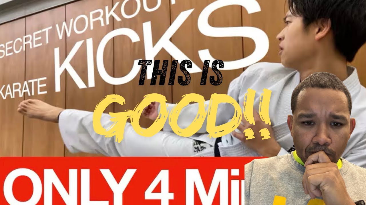 Reacting to Karate Dojo Waku's 4 minute kick video
