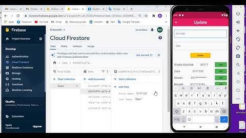 Insert, read, update & delete firebase data in flutter