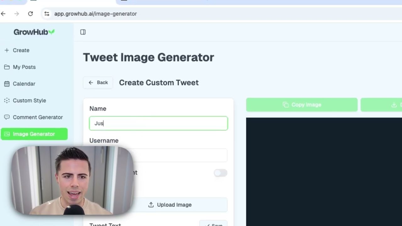 How to Create Tweet Screenshots for LinkedIn with GrowHub