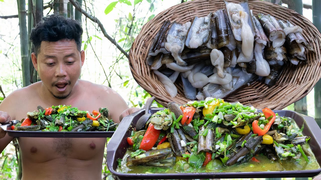 WOW! Cooking Bamboo Snail Recipe, Yummy Seafood Recipe, Delicious, Bamboo Snail Recipe YouTube
