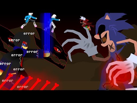 Error Sans vs Lord X (Stick Nodes)