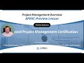 APMIC Preview Module: A Practical, PMI-Aligned Introduction to Project Management Certification