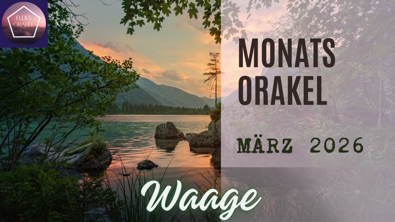 Waage ♎️ Orakel für März 2026 💕🦋 Der Monat ist ein Jackpot!