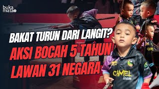 Download Lagu DILATIH DARI DALAM KANDUNGAN? Aksi Anak Ajaib di Meja Biliar Internasional Bikin Pro Player Melongo  MP3