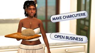 OPENING OUR SMALL BUSINESS🍷CHARCUTERIE in The Sims 4🍷#5