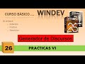 CURSO WINDEV - PRACTICAS VI - GENERADOR DE DISCURSOS