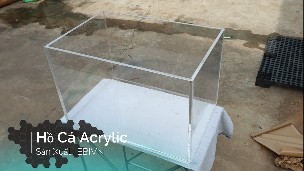 Dán hồ cá bằng chất liệu siêu bền chắc Acrylic (Mica)