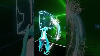 I turned into Hatsune miku in beat saber