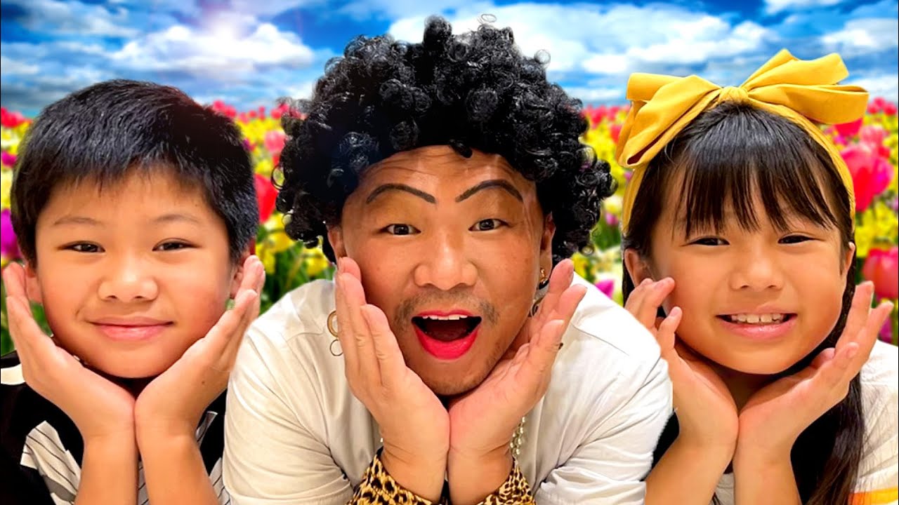 寸劇】お母さんごっこ めいちゃんとお兄ちゃんのママは子供のお世話で