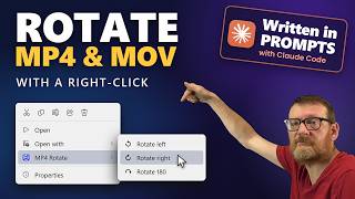 I Built a (Free) Windows Shell Extension, Using only AI (Opus 5.5) ✨ #mp4 #claude #iphone #android