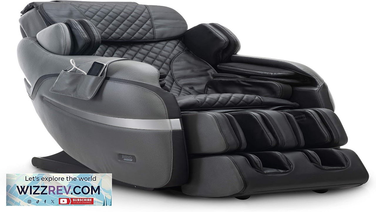 Brio Sport Sport Recovery Massage 4D L Track Heated Rollers IT Band