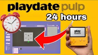 I used a FREE video game maker for a day... here's what happened! 24 hour challenge Playdate console