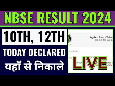 nagaland board 10th 12th result 2024 kaise dekhe, how to check nbse 10th 12th result 2024, nbse 2024