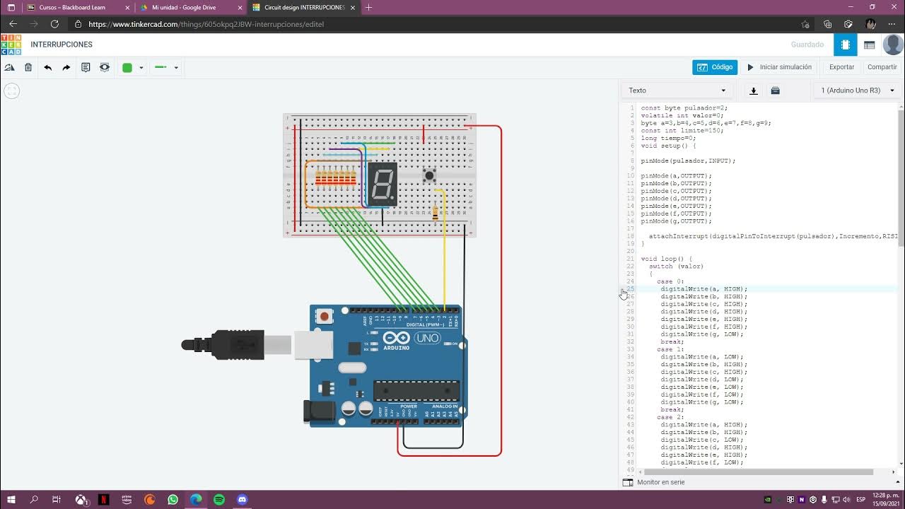 INTERRUPCIONES CON ARDUINO - YouTube