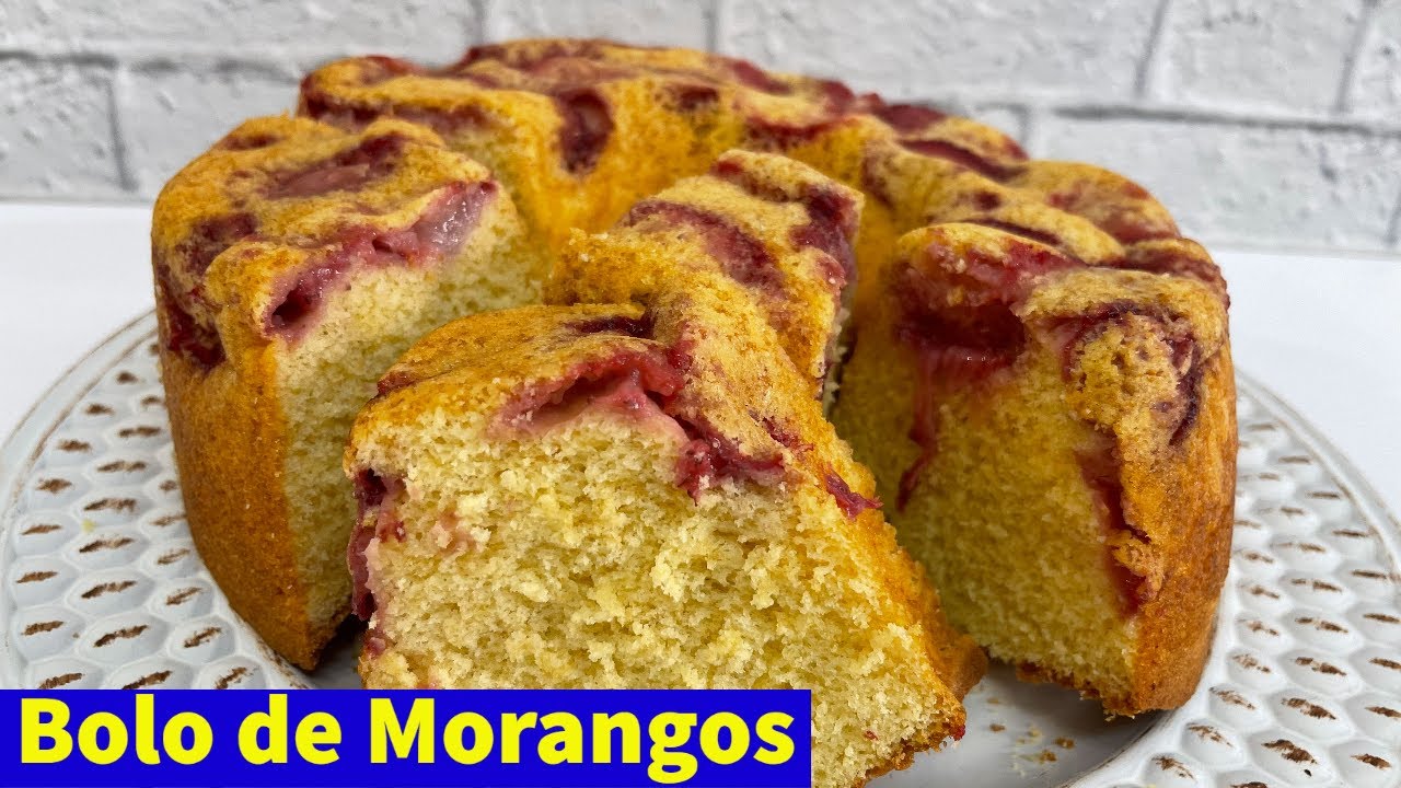 Bolo de Morangos