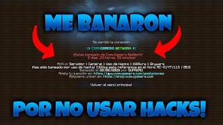 ME BANEARON POR USAR HACKS!! - SKYWARS 😱 MINECRAFT ComuGamers