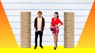 How Much Taller - Ed Sheeran vs Shay Mitchell!