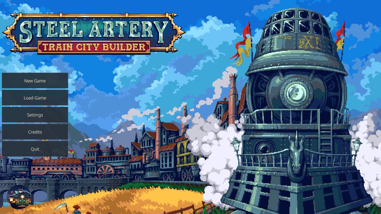 A Brutal Steampunk Train City Builder - Steel Artery Demo