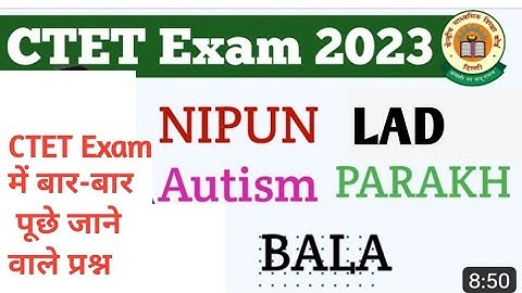 CTET Online Exam Analysis 2023 | Nipun Bharat ADHD | Autism |LAD PARAKH (NEP 2020) BALA,