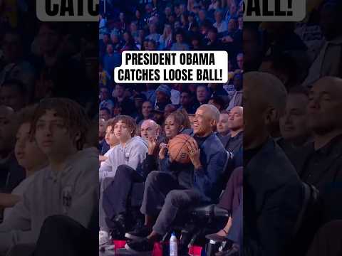 OBAMA'S SIGHTING AT NBA ALL STAR 🤩🤩