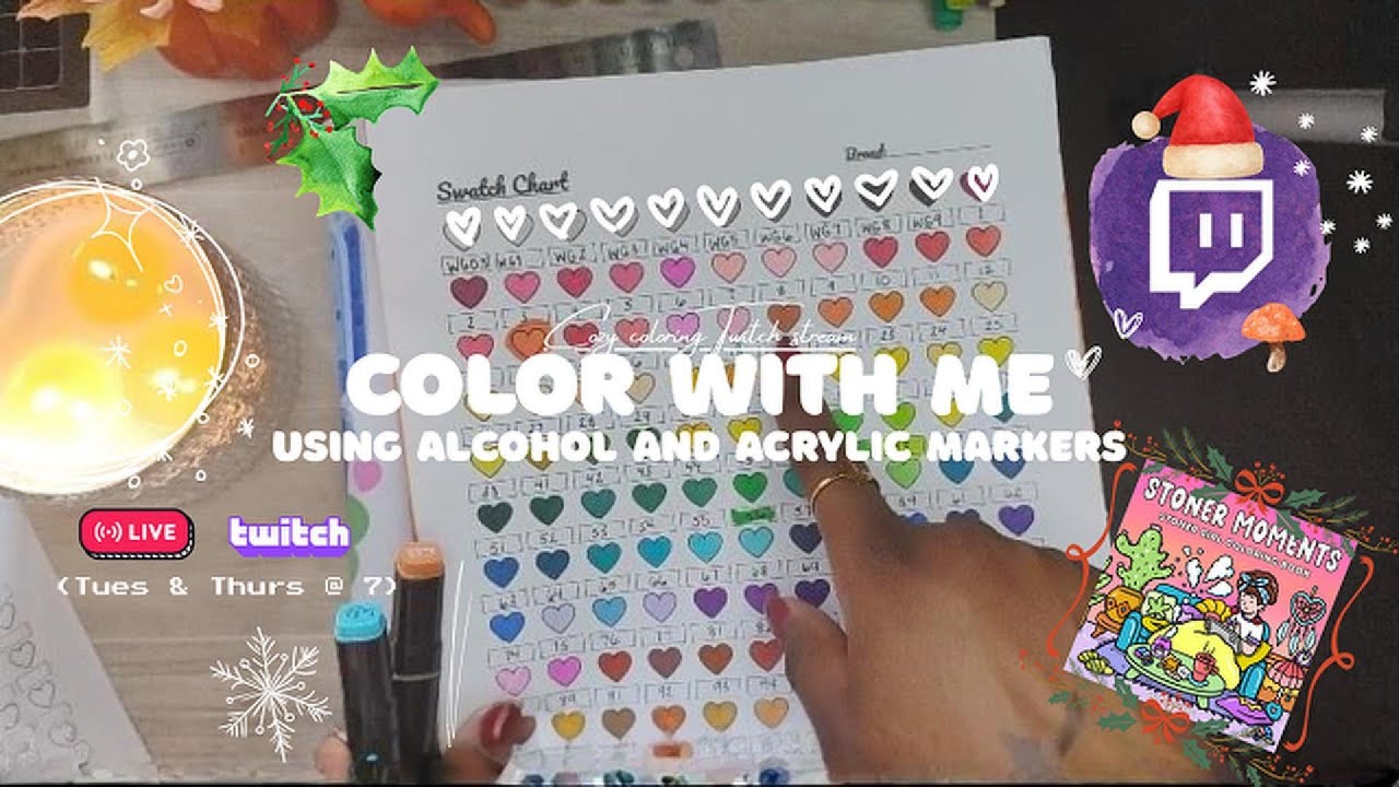 A Very Stoner Christmas 🎄🍄 | Cozy Coloring & Chill Vibes